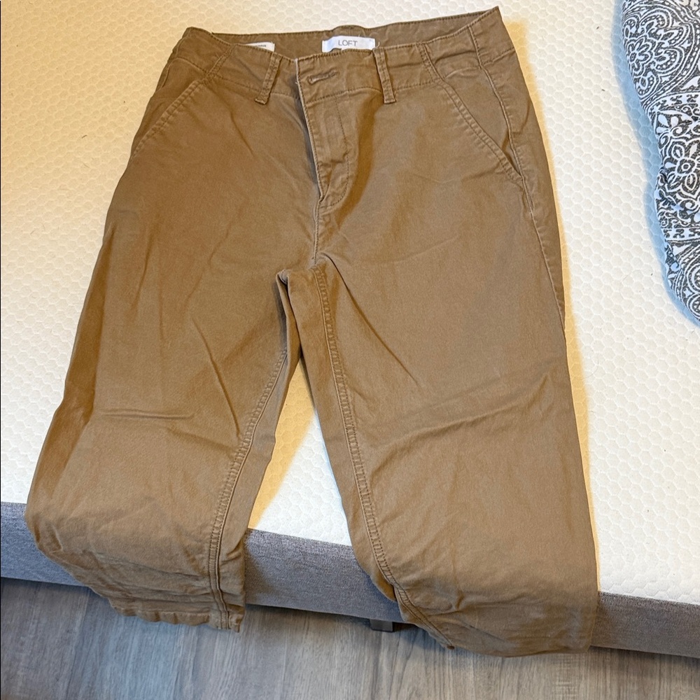 LOFT womans Brown Chinos
